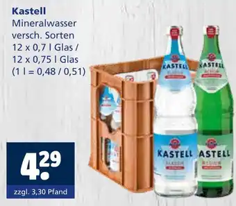 Getränkewelt Kastell mineralwasser Angebot