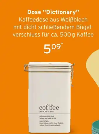 Tchibo Dose dictionary Angebot