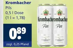 Getränkewelt Krombacher pils Angebot