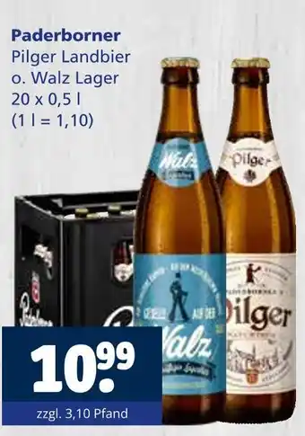 Getränkewelt Paderborner pilger landbier o. walz lager Angebot