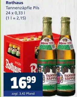 Getränkewelt Rothaus tannenzäpfle pils Angebot