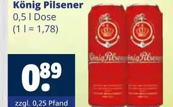 Getränkewelt König pilsener Angebot