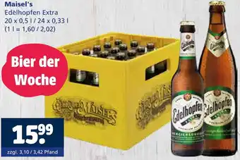 Getränkewelt Maisel's edelhopfen extra Angebot
