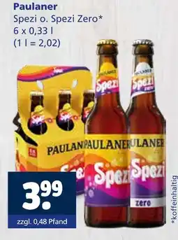 Getränkewelt Paulaner spezi Angebot