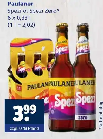 Getränkewelt Paulaner spezi Angebot