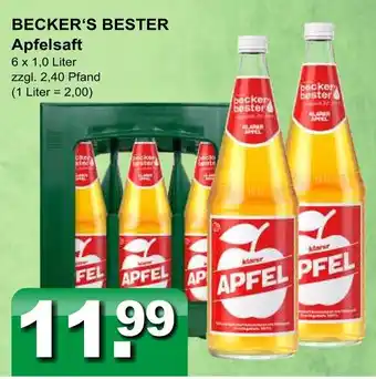 Getränkeparadies Gefromm Becker's bester apfelsaft Angebot