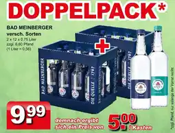 Getränkeparadies Gefromm Bad meinberger versch. sorten Angebot