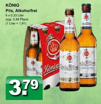 Getränkeparadies Gefromm König pils, alkoholfrei Angebot