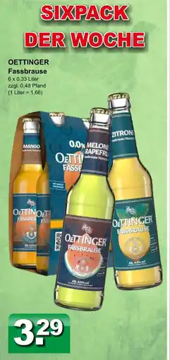Getränkeparadies Gefromm Oettinger fassbrause Angebot