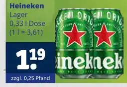 Getränkewelt Heineken lager Angebot