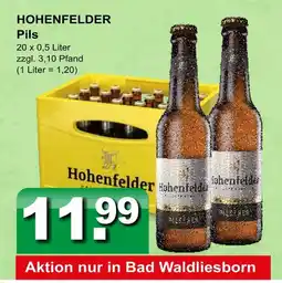 Getränkeparadies Gefromm Hohenfelder pils Angebot