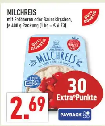 Marktkauf Gut&günstig milchreis mit erdbeeren Angebot