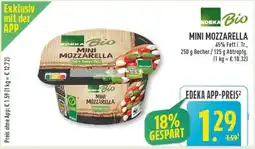 Marktkauf Edeka bio mini mozzarella Angebot