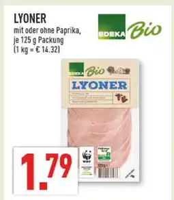 Marktkauf Edeka bio lyoner Angebot