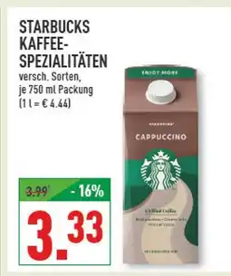 Marktkauf Starbucks kaffee-spezialitäten Angebot