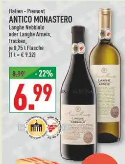 Marktkauf Antico monastero langhe nebbiolo Angebot