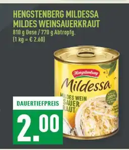 Marktkauf Hengstenberg mildessa mildes weinsauerkraut Angebot