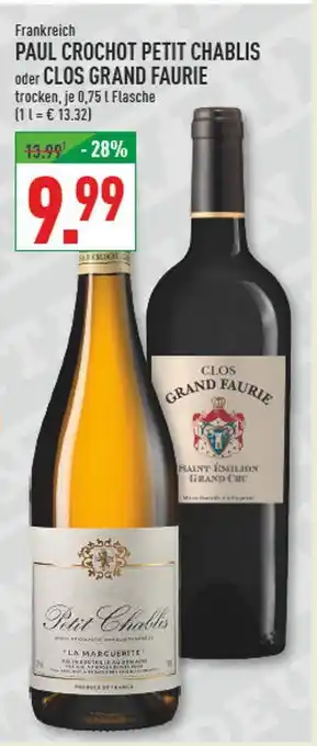 Marktkauf Paul crochot petit chablis Angebot