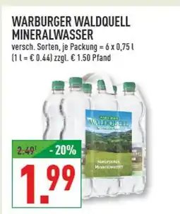Marktkauf Warburger waldquell mineralwasser Angebot