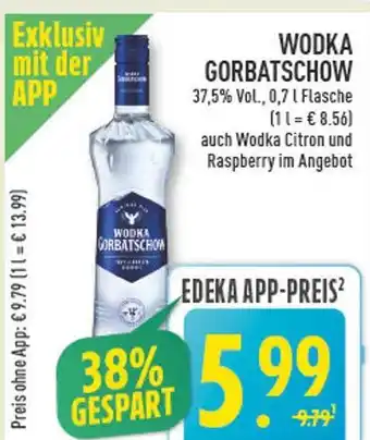 Marktkauf Wodka gorbatschow wodka gorbatschow Angebot