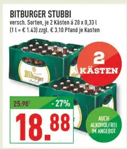 Marktkauf Bitburger stubbi Angebot
