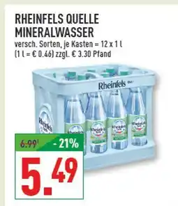 Marktkauf Rheinfels quelle mineralwasser Angebot