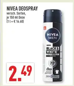 Marktkauf Nivea deospray Angebot