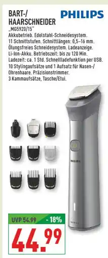 Marktkauf Philips bart-/haarschneider mg5920/15 Angebot