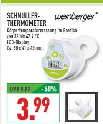 Marktkauf Weinberger schnuller-thermometer Angebot