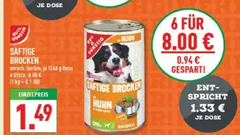 Marktkauf Gut & günstig saftige brocken mit huhn Angebot
