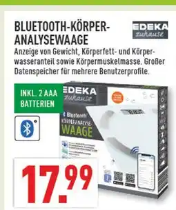 Marktkauf Edeka zuhause bluetooth-körper-analysewaage Angebot