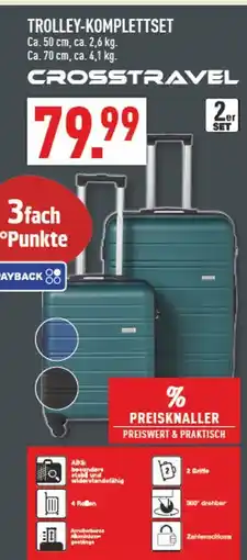 Marktkauf Crosstravel trolley-komplettset Angebot