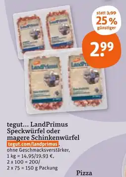 tegut Tegut... landprimus speckwürfel Angebot