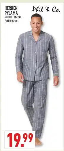 Marktkauf Phil & co. herren pyjama Angebot