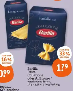 tegut Barilla pasta collezione Angebot