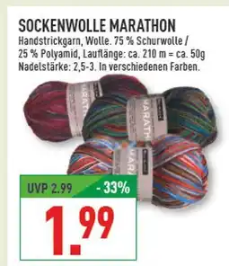 Marktkauf Sockenwolle marathon Angebot