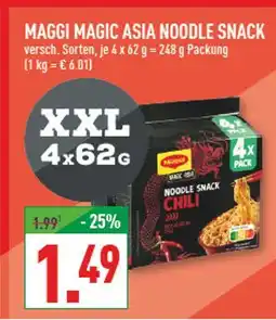 Marktkauf Maggi magic asia noodle snack Angebot
