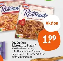 tegut Dr. oetker ristorante pizza tiramisu Angebot