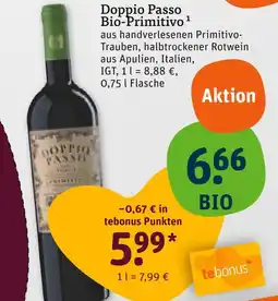 tegut Doppio passo bio-primitivo Angebot