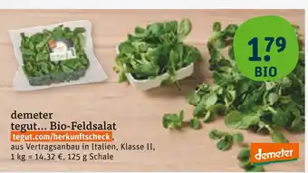 tegut Demeter tegut... bio-feldsalat Angebot