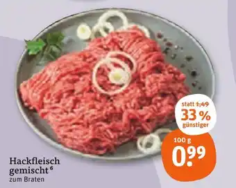 tegut Hackfleisch gemischt Angebot