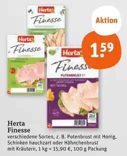 tegut Herta finesse putenbrust mit honig Angebot