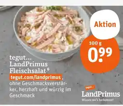 tegut Tegut... landprimus fleischsalat Angebot