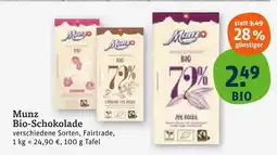 tegut Munz bio-schokolade Angebot