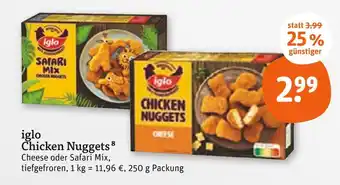 tegut Iglo chicken nuggets cheese Angebot
