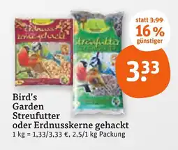 tegut Bird’s garden streufutter Angebot