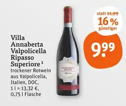 tegut Villa annaberta valpolicella ripasso superiore Angebot