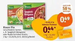 tegut Knorr spaghetti bolognese Angebot