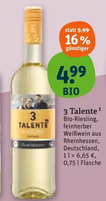 tegut 3 talente Angebot