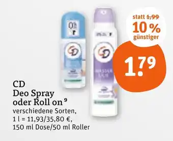 tegut Cd deo spray Angebot